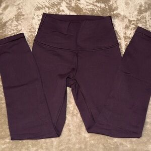 Lululemon Dark Purple Align High Rise Leggings 25” Size 4